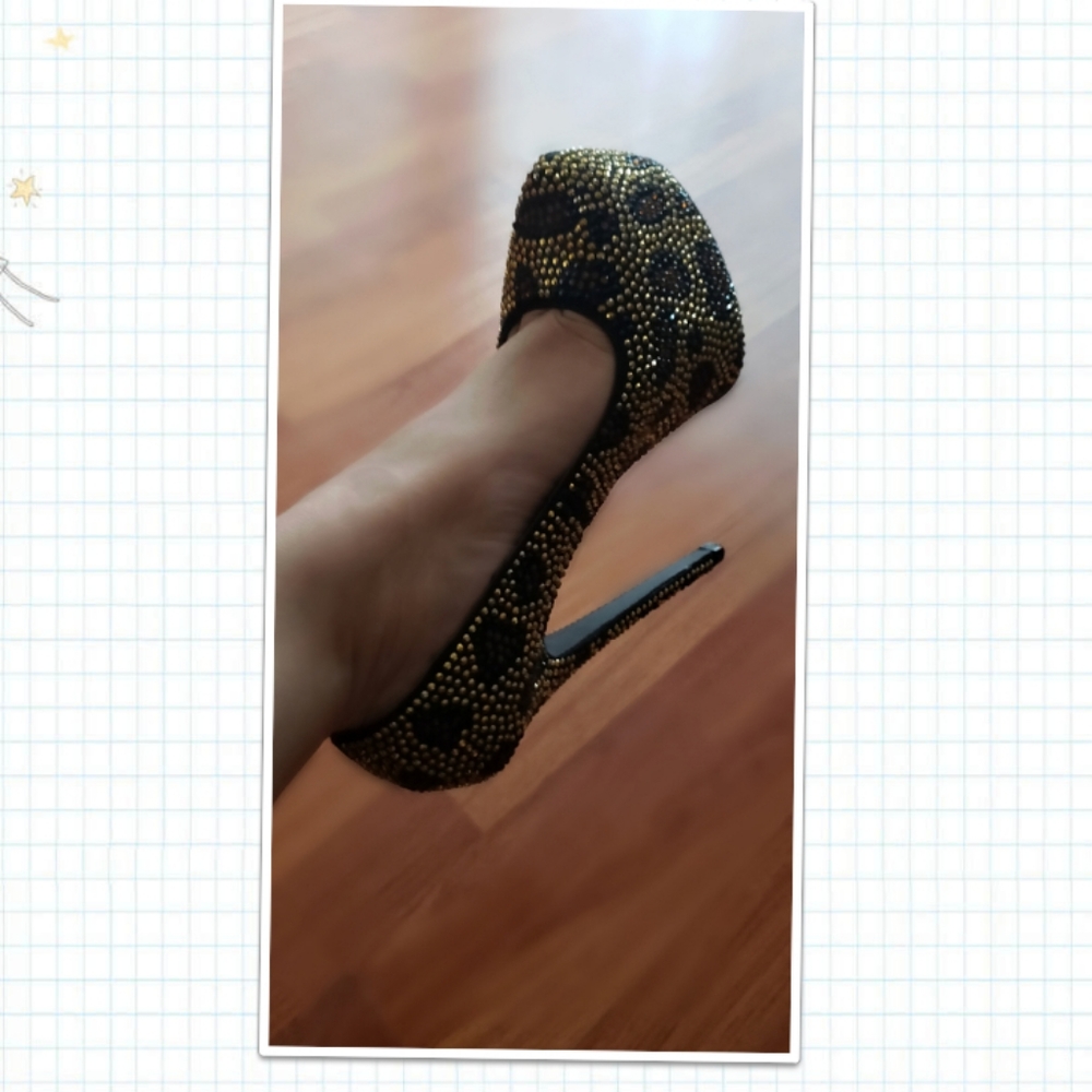 Gold studded, Steve Madden Stiletto